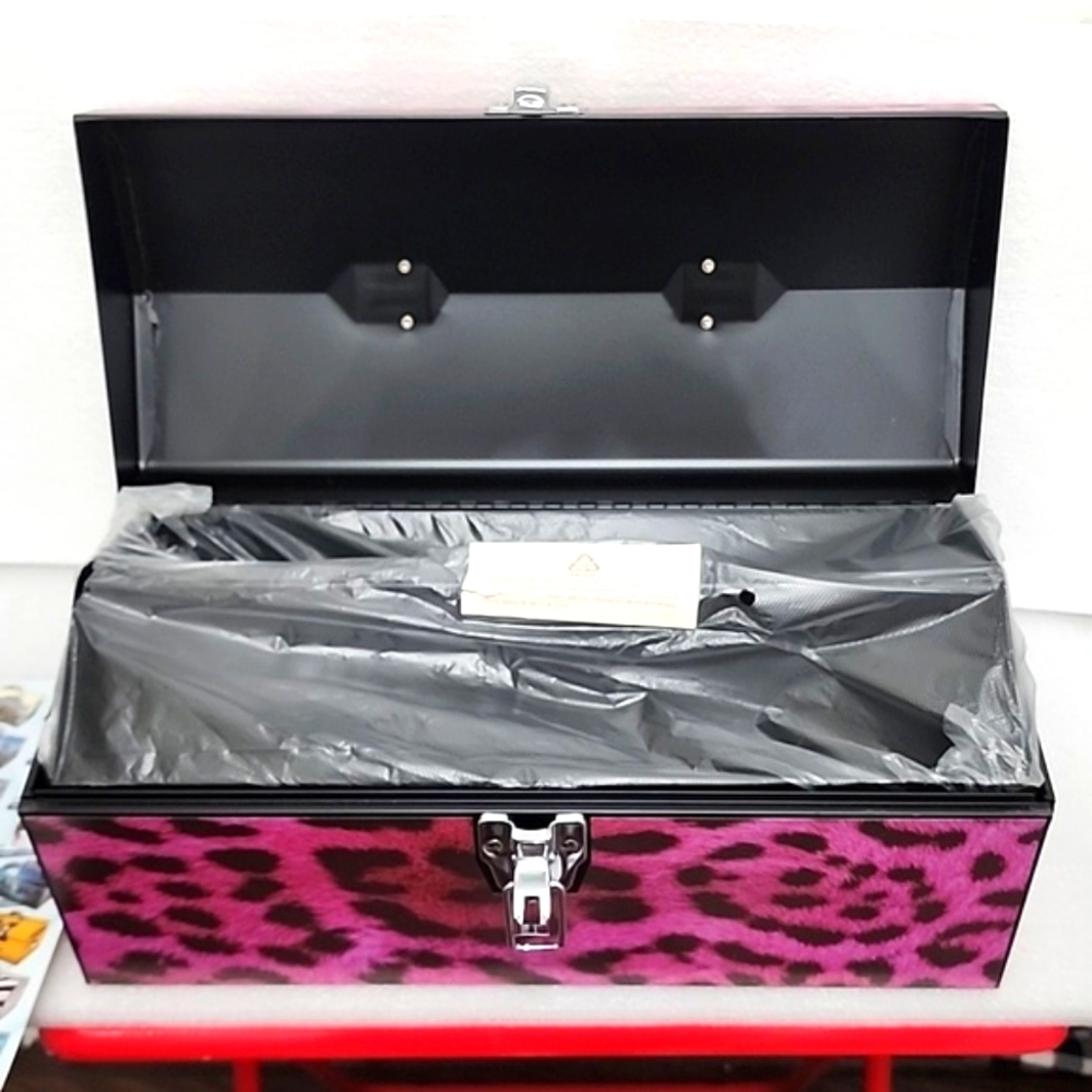 ToolBox New Pink Leopard designed by SAW Sainty Art Works